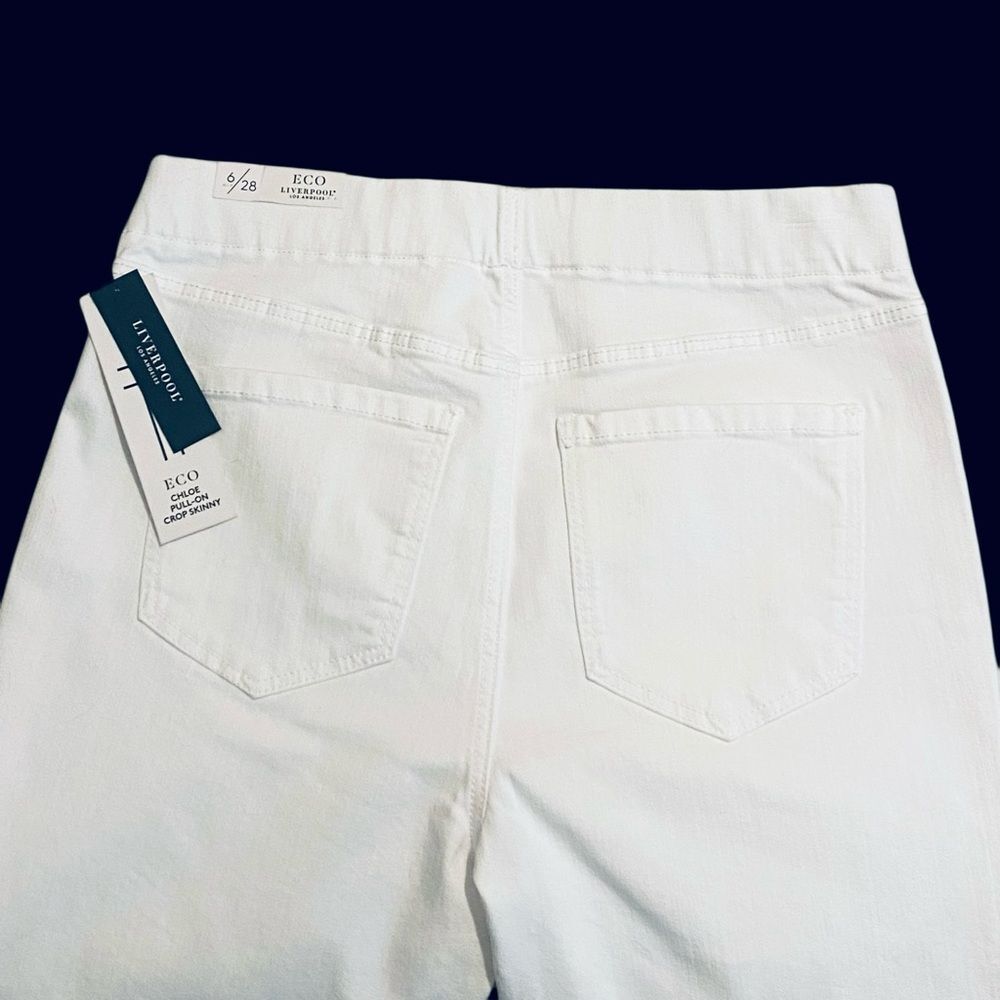 Liverpool | Liverpool Eco Chloe Pull-on crop jeans | women’s stretch crop NWT 6 - Picture 13 of 13